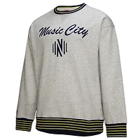 Sweat-shirt en molleton à capuche Mitchell & Ness Heather Gray Nashville SC 2025 pour homme