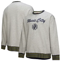 Sweat-shirt en molleton à capuche Mitchell & Ness Heather Gray Nashville SC 2025 pour homme