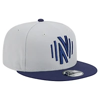 Casquette snapback bicolore 9FIFTY Nashville SC pour homme New Era grise