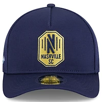 Casquette ajustable Nashville SC 2025 Jersey Hook 9FORTY M-Crown pour homme New Era bleu marine