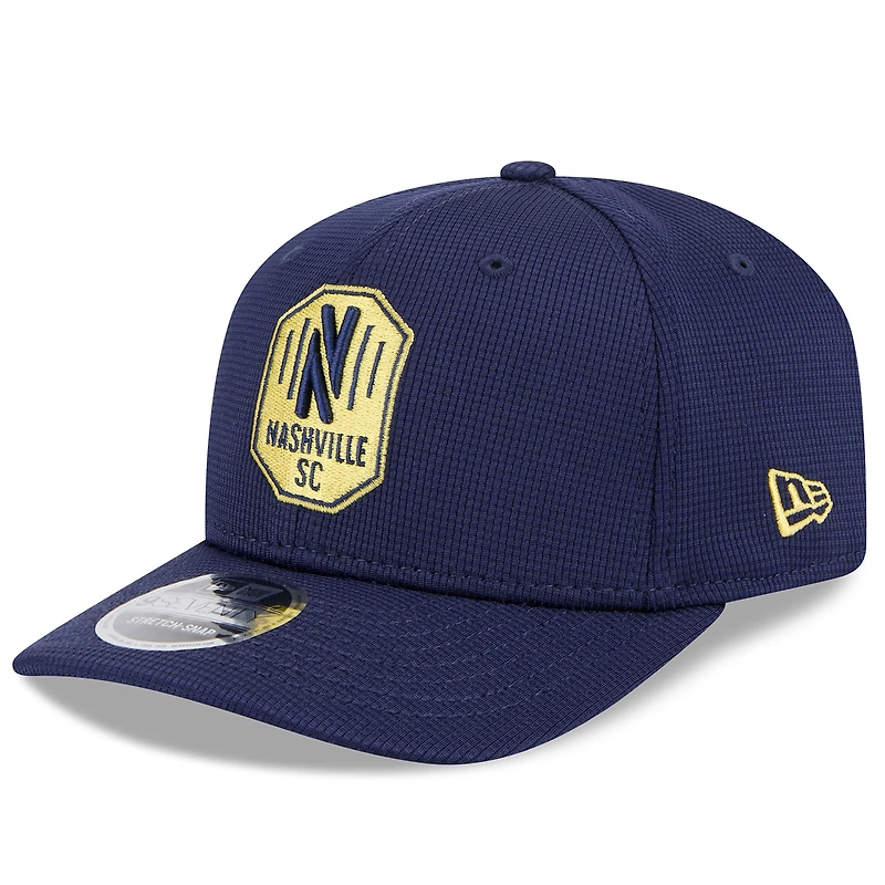 Men's New Era Navy Nashville SC 2025 Jersey Hook 9SEVENTY Adjustable Hat