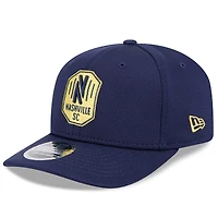 Casquette extensible à boutons-pression Nashville SC 2025 Jersey Hook 9SEVENTY de New Era pour homme, bleu marine
