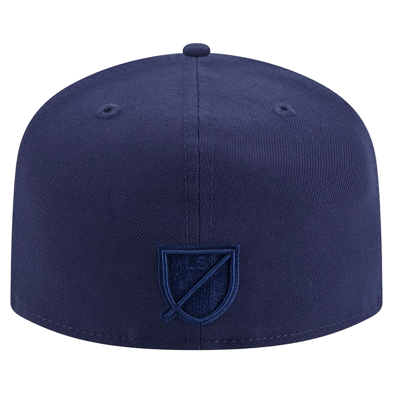 Casquette ajustée New Era Nashville SC Color Pack 59FIFTY bleu marine pour homme