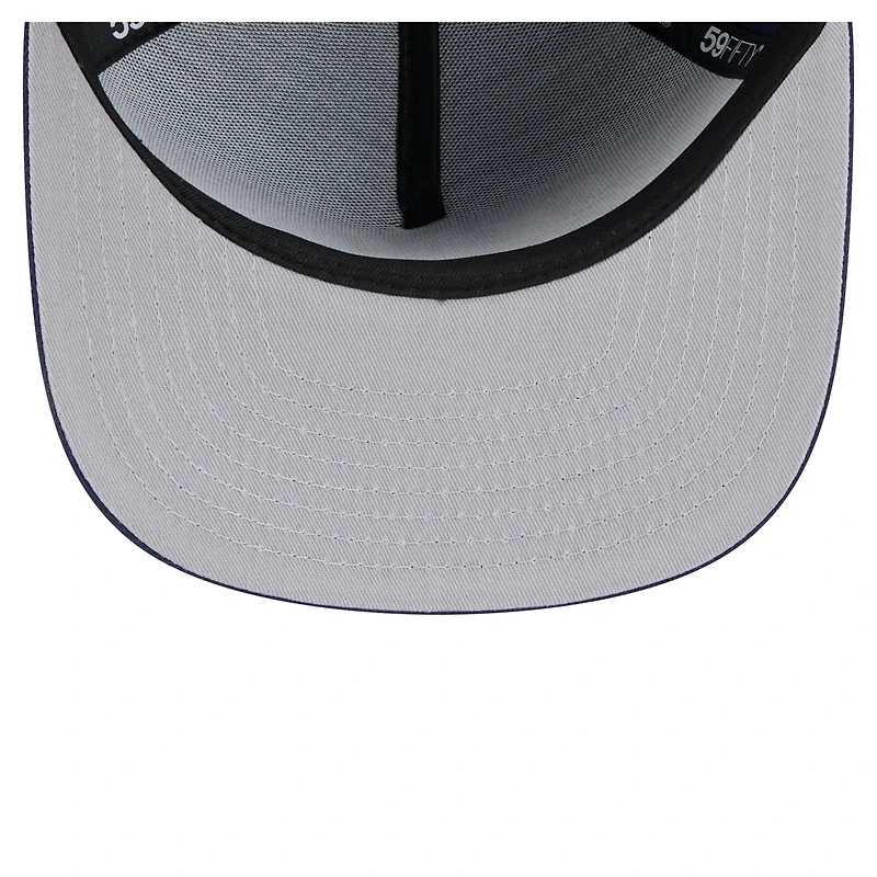 Men's New Era Navy Nashville SC Color Pack A-Frame 59FIFTY Fitted Hat