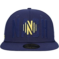 Casquette ajustée 59FIFTY Nashville SC Kick Off pour homme New Era bleu marine