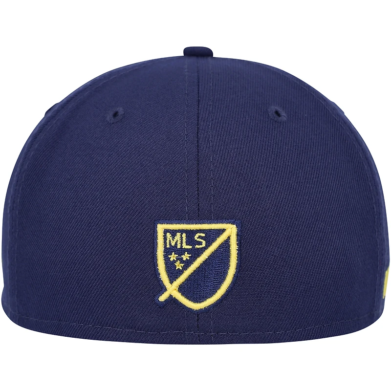 Casquette ajustée 59FIFTY Nashville SC Kick Off pour homme New Era bleu marine