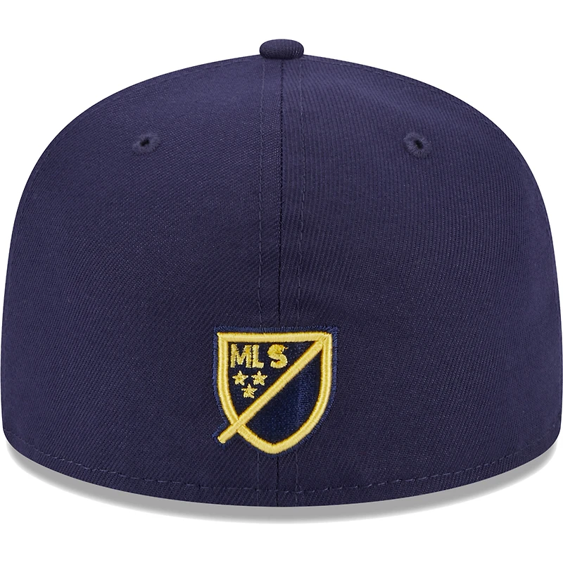 Men's New Era Navy Nashville SC Patch 59FIFTY Fitted Hat