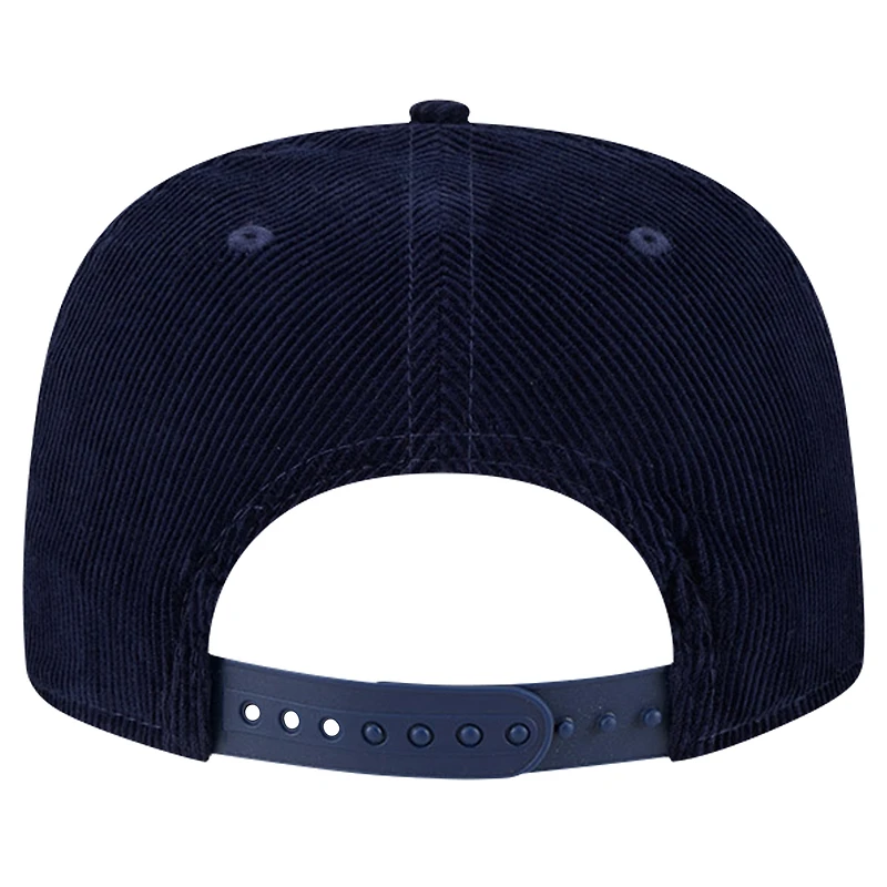 Casquette snapback de golfeur en velours côtelé New Era Nashville SC Scrambled Eggs pour hommes