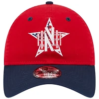 Casquette réglable New Era Nashville SC Americana 9TWENTY rouge pour homme