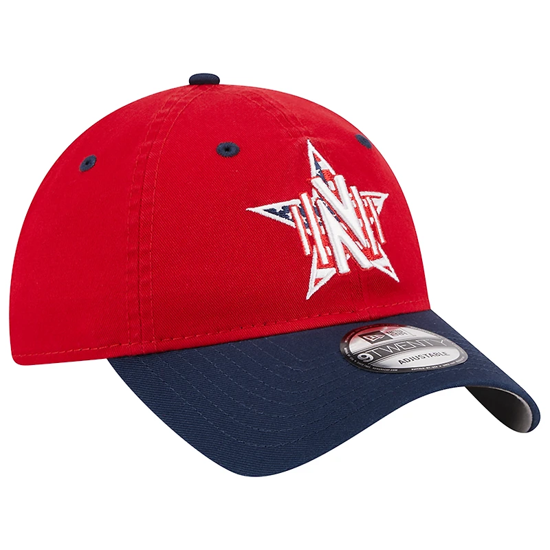 Casquette réglable New Era Nashville SC Americana 9TWENTY rouge pour homme