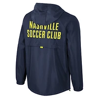 Men's Stadium Essentials Navy Nashville SC Compete Quarter-Zip Jacket