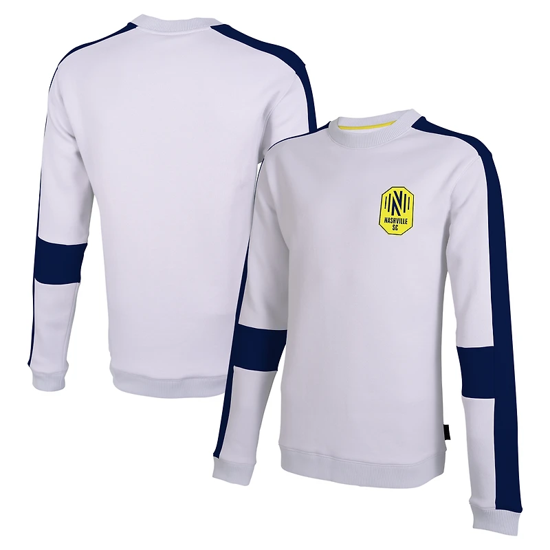 Sweat-shirt blanc pour hommes Stadium Essentials Nashville SC Half Time