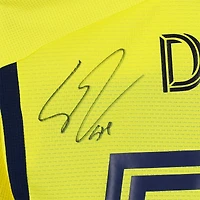 Sean Davis Nashville SC Autographed Match-Used #54 Yellow adidas Jersey from the 2024 MLS Season - Size M
