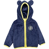Sweat à capuche entièrement zippé Nashville SC Tie-Breaker Teddy bleu marine pour tout-petits Sport Design Sweden