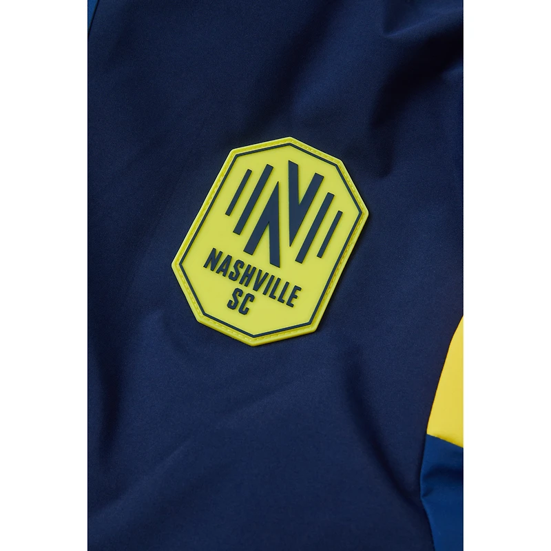 Unisex Live Breathe Futbol Navy Nashville SC Tekker Half-Zip Anorak Jacket