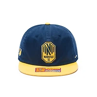 Casquette unisexe bleu marine/jaune Nashville SC Swingman Snapback