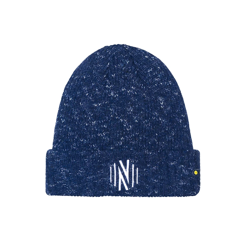 Bonnet unisexe bleu marine Nashville SC Confetti à revers