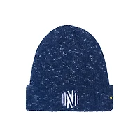 Bonnet unisexe bleu marine Nashville SC Confetti à revers