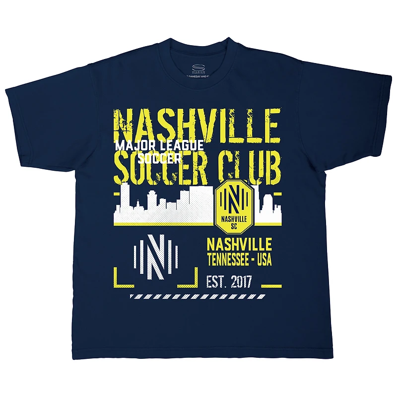 Unisex Stadium Essentials Navy Nashville SC Hideout Urban T-Shirt