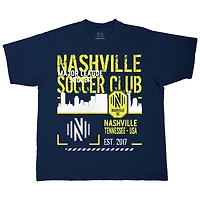 Unisex Stadium Essentials  Navy Nashville SC Hideout Urban T-Shirt