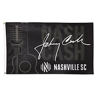 WinCraft Nashville SC x Johnny Cash 3' x 5' One-Sided Deluxe Flag
