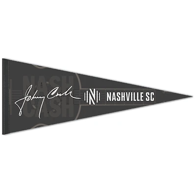 WinCraft Nashville SC x Johnny Cash Guitar 12" x 30" Premium Pennant