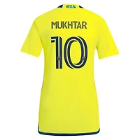 Women's adidas Hany Mukhtar Yellow Nashville SC 2024 The 615 Kit Replica Player Jersey