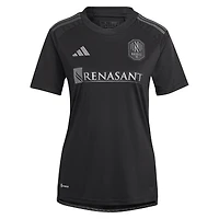Women's adidas Jacob Shaffelburg Black Nashville SC 2024 Man Kit Replica Player Jersey