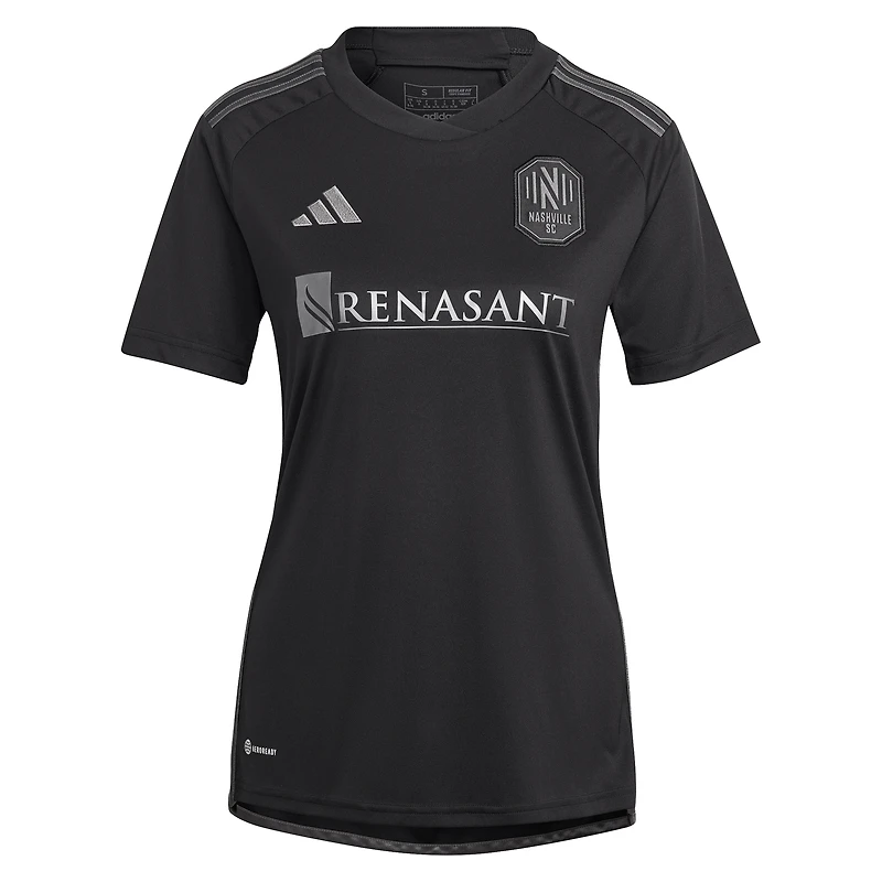 Femme adidas Jacob Shaffelburg Noir Nashville SC 2024 Homme en Kit Réplique Maillot de Joueur