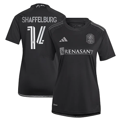 Femme adidas Jacob Shaffelburg Noir Nashville SC 2024 Homme en Kit Réplique Maillot de Joueur