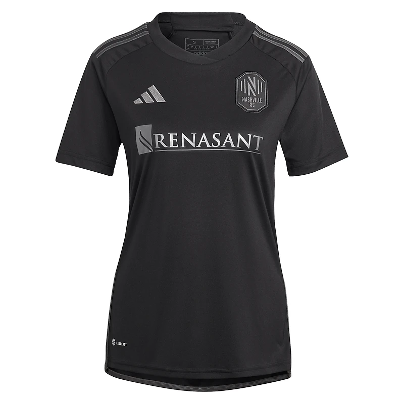 Women's adidas Walker Zimmerman Black Nashville SC 2023 Man Kit Replica Player Jersey