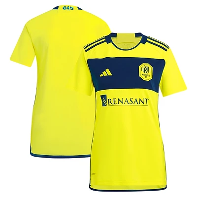 Women's adidas  Yellow Nashville SC 2024 The 615 Kit Replica Jersey