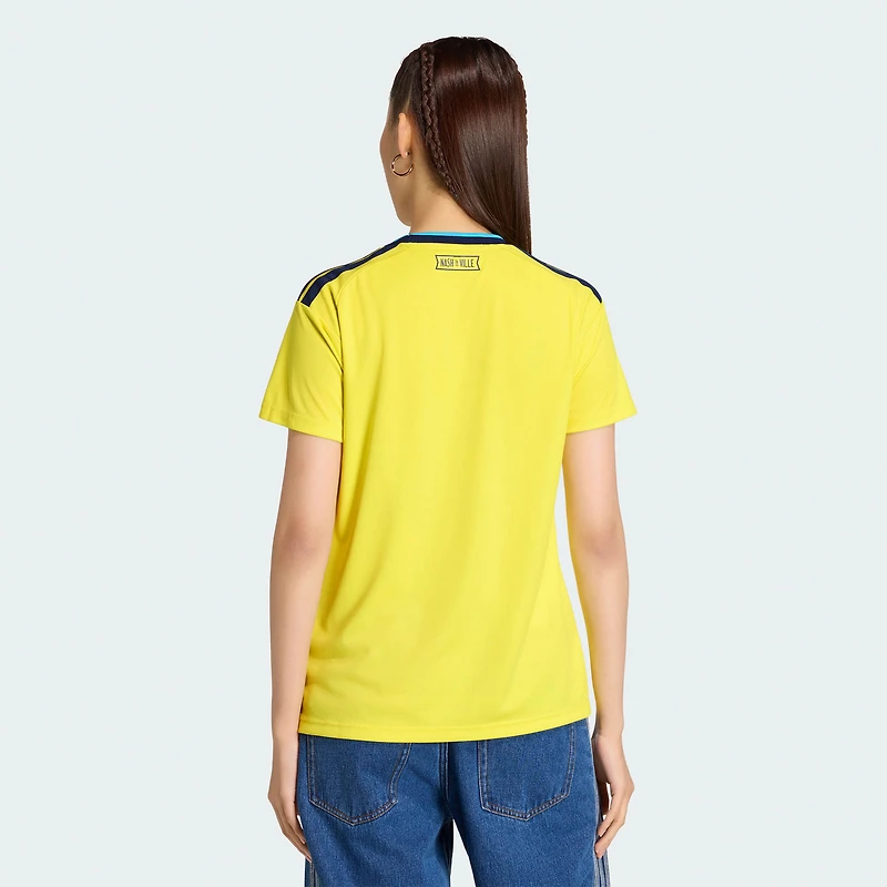 Maillot réplique adidas Nashville SC 2026 The Reverb pour femme, jaune
