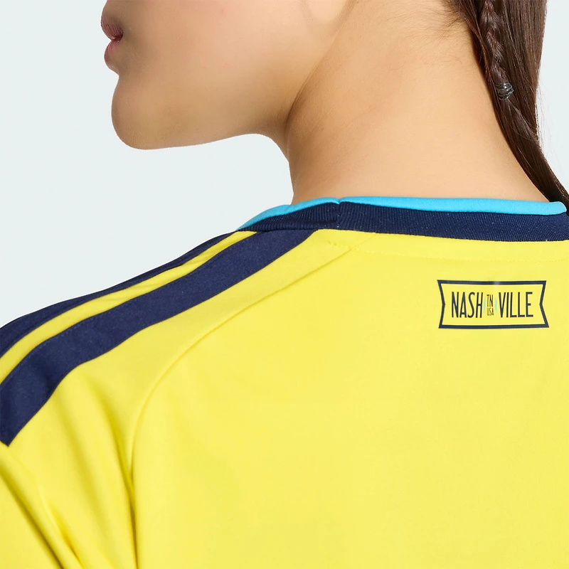 Maillot réplique adidas Nashville SC 2026 The Reverb pour femme, jaune