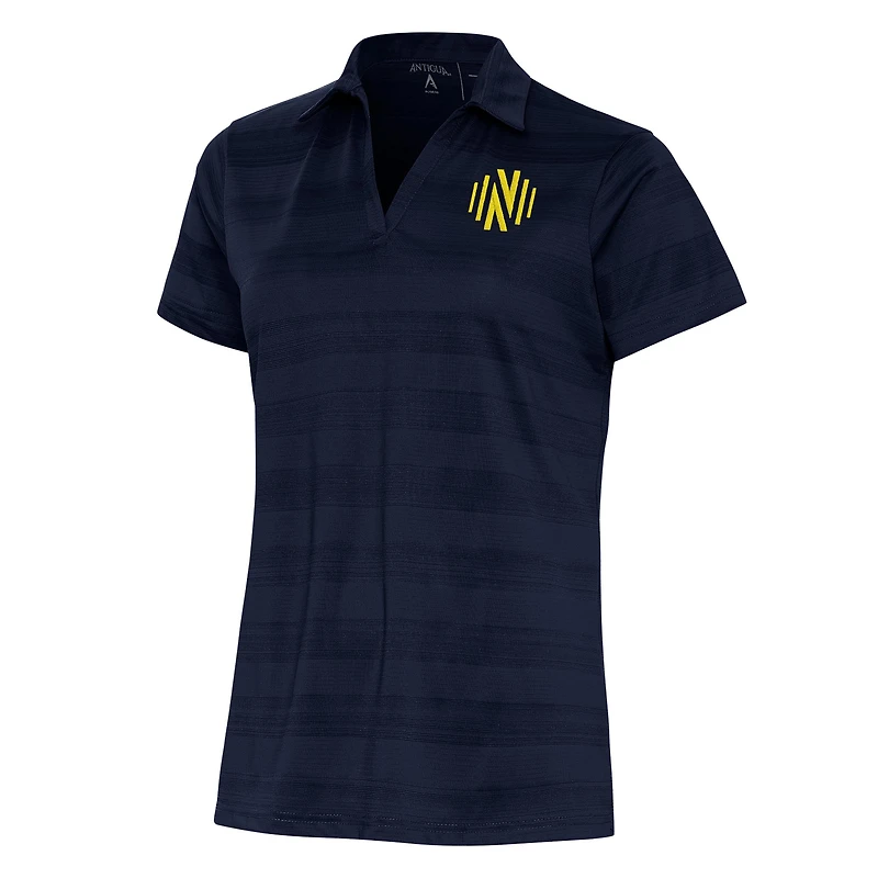 Polo femme Antigua Navy Nashville SC Compass