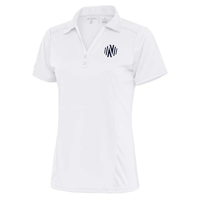 Polo Antigua blanc pour femme, hommage à Nashville SC