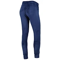 Pantalon à revers en velours Nashville SC Intermission Concepts Sport pour femme, bleu marine