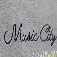 Women's Heather Gray Nashville SC 2025 Jersey Hook Lightweight Pullover Sweatshirt