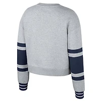 Sweat-shirt court Stadium Essentials gris chiné pour femme, Nashville SC Scrimmage