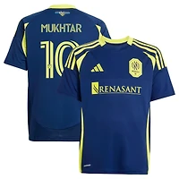 Maillot de joueur réplique du kit The Heart of Nashville 2025 adidas Hany Mukhtar Navy SC pour jeunes