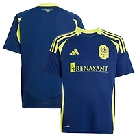 Maillot réplique du kit The Heart of Nashville SC 2025 bleu marine adidas pour jeunes