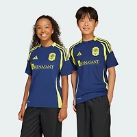 Maillot réplique du kit The Heart of Nashville SC 2025 bleu marine adidas pour jeunes