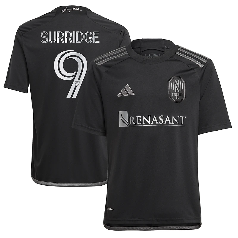MAILLOT SECONDAIRE RÉPLIQUE JEUNESSE FTF NASSC NOIR ADI 2023 JERYTHSOC