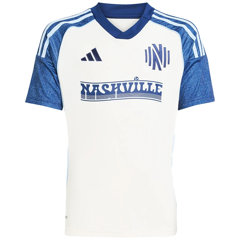 Maillot réplique junior adidas blanc Nashville SC 2025