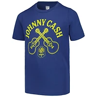 T-shirt Fanatics Branded Navy Nashville SC x Johnny Cash Guitars pour jeune