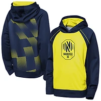 Youth Outerstuff  Yellow/Navy Nashville SC Striker Fleece Hoodie