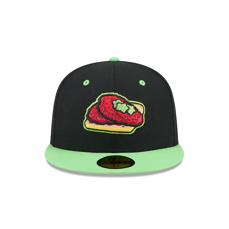 Casquette ajustée 59FIFTY pour homme New Era Gold Nashville Sounds Theme Nights