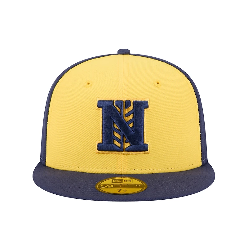 Men's New Era  Gold Nashville Sounds Theme Nights 59FIFTY Fitted Hat