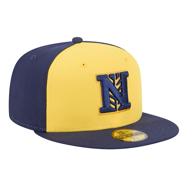 Men's New Era  Gold Nashville Sounds Theme Nights 59FIFTY Fitted Hat