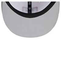 Casquette ajustée Nashville Sounds Authentic Collection 59FIFTY pour homme New Era blanche/noire